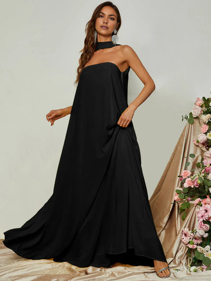Special Occasion Sophisticated Graceful Stylish Refined Beautiful Elegant Strapless Sleeveless Prom Dress