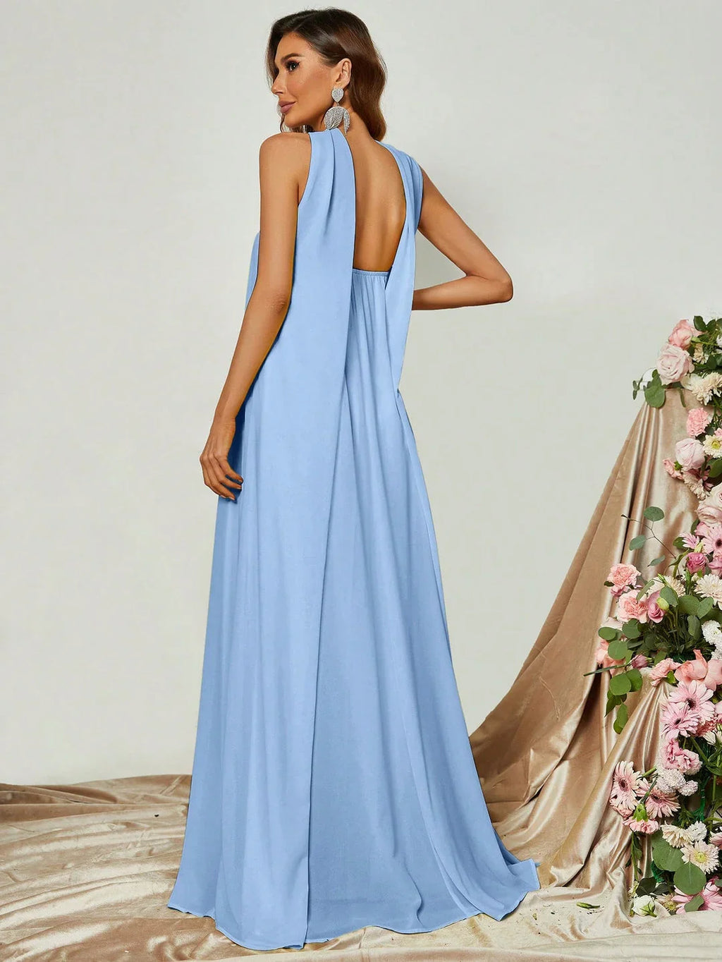 Special Occasion Sophisticated Graceful Stylish Refined Elegant Yellow Strapless Sleeveless Prom Dress