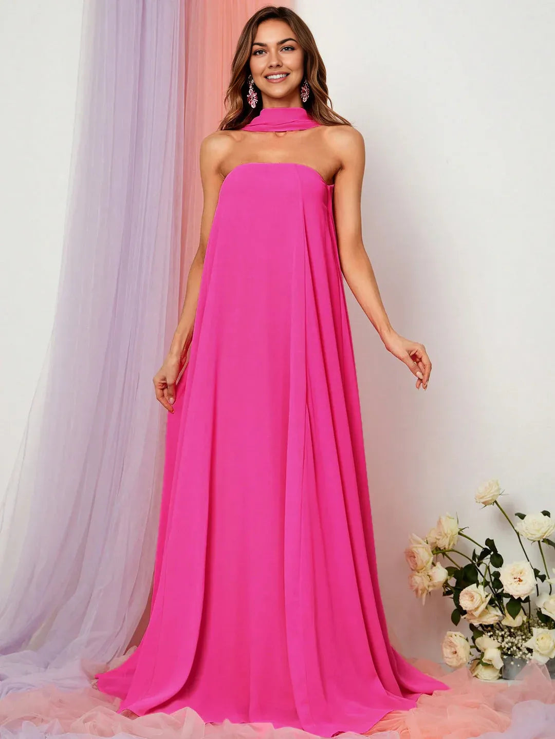 Special Occasion Sophisticated Graceful Stylish Refined Beautiful Elegant Strapless Sleeveless Prom Dress