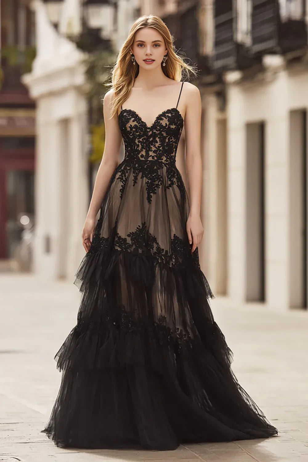 Beautiful Timeless Special Occasion Elegant Silver Tulle A-Line Sleeveless Floor-Length Prom Dress