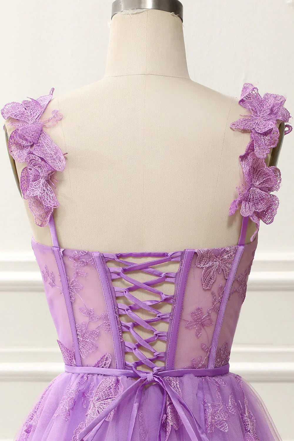 Wholesale Spaghetti Straps Butterfly A Line Butterfly Short/Mini Homecoming Dresses
