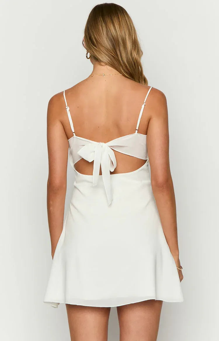 Refined Beautiful Timeless Special Occasion Sophisticated Elegant Chiffon Sleeveless Knee-Length Homecoming Dress