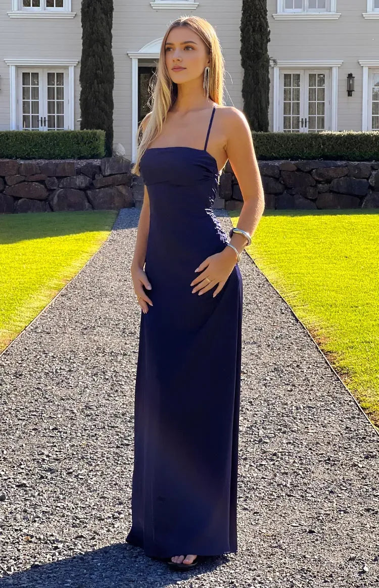 Timeless Special Occasion Sophisticated Graceful Elegant Square Neck Sleeveless Long Prom Dress