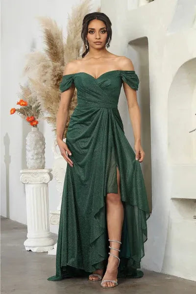 Stylish Refined Beautiful Timeless Elegant Burgundy Glitter A-Line Sleeveless Floor-Length Prom Dress
