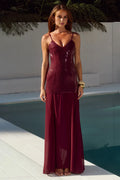Sophisticated Graceful Stylish Refined Elegant White Sequins Sheath Sleeveless Floor-Length Prom Dress