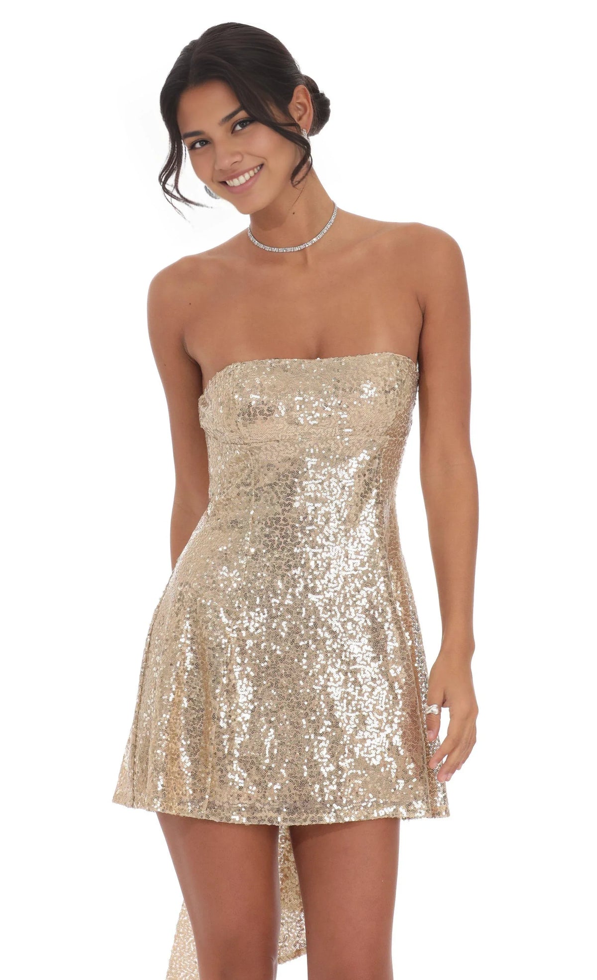 Refined Beautiful Timeless Special Occasion Elegant A-Line Strapless Sleeveless Mini Homecoming Dress