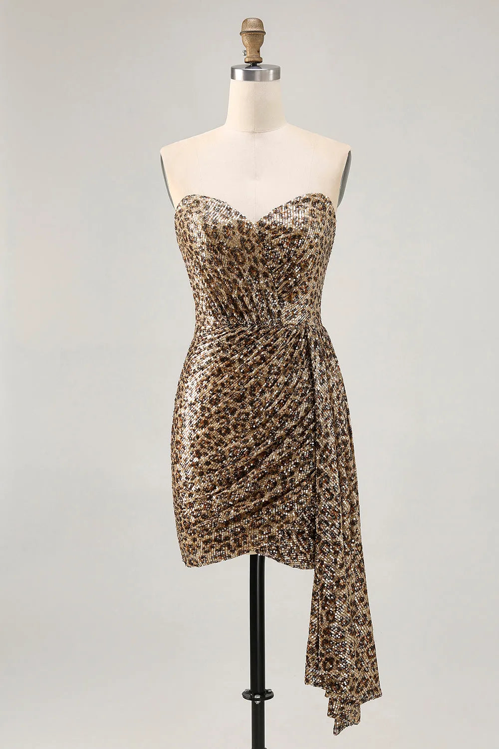 Stylish Refined Beautiful Timeless Special Occasion Elegant Sequin Sleeveless Mini Homecoming Dress