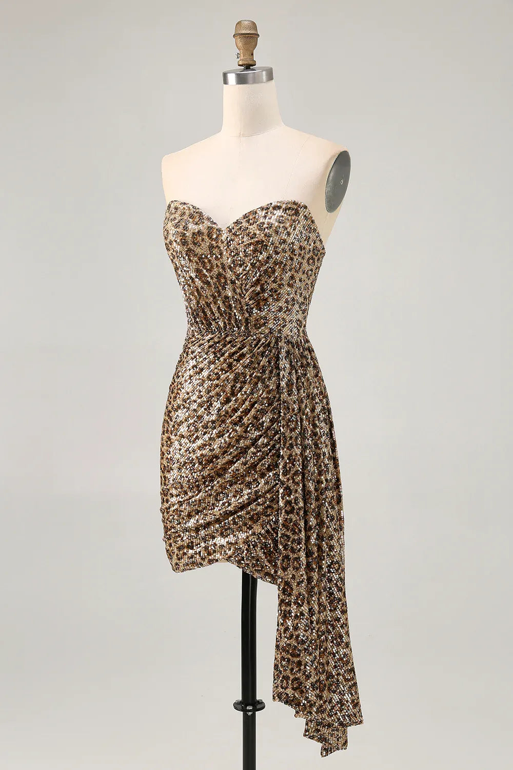 Stylish Refined Beautiful Timeless Special Occasion Elegant Sequin Sleeveless Mini Homecoming Dress