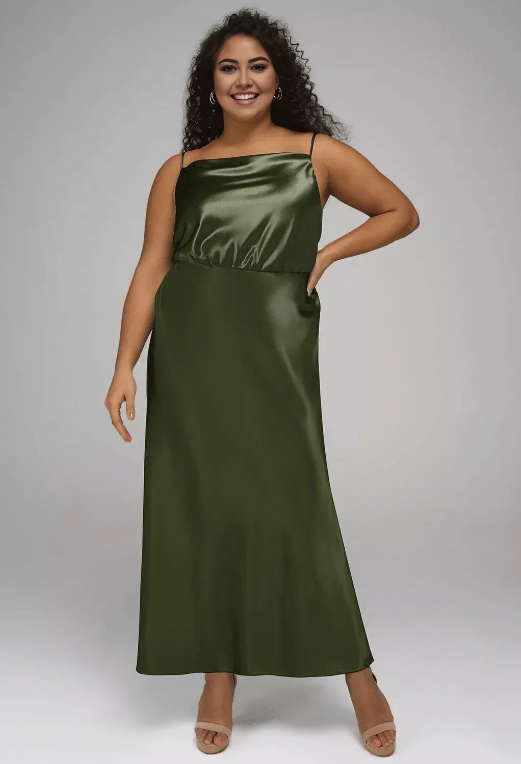Refined Beautiful Timeless Chic Elegant Mermaid Square Neck Sleeveless Long Prom Dress