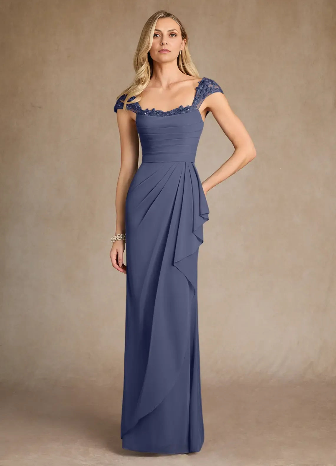 Special Occasion Sophisticated Graceful Elegant Lace Sheath Sweetheart Mother of the Bride Dress