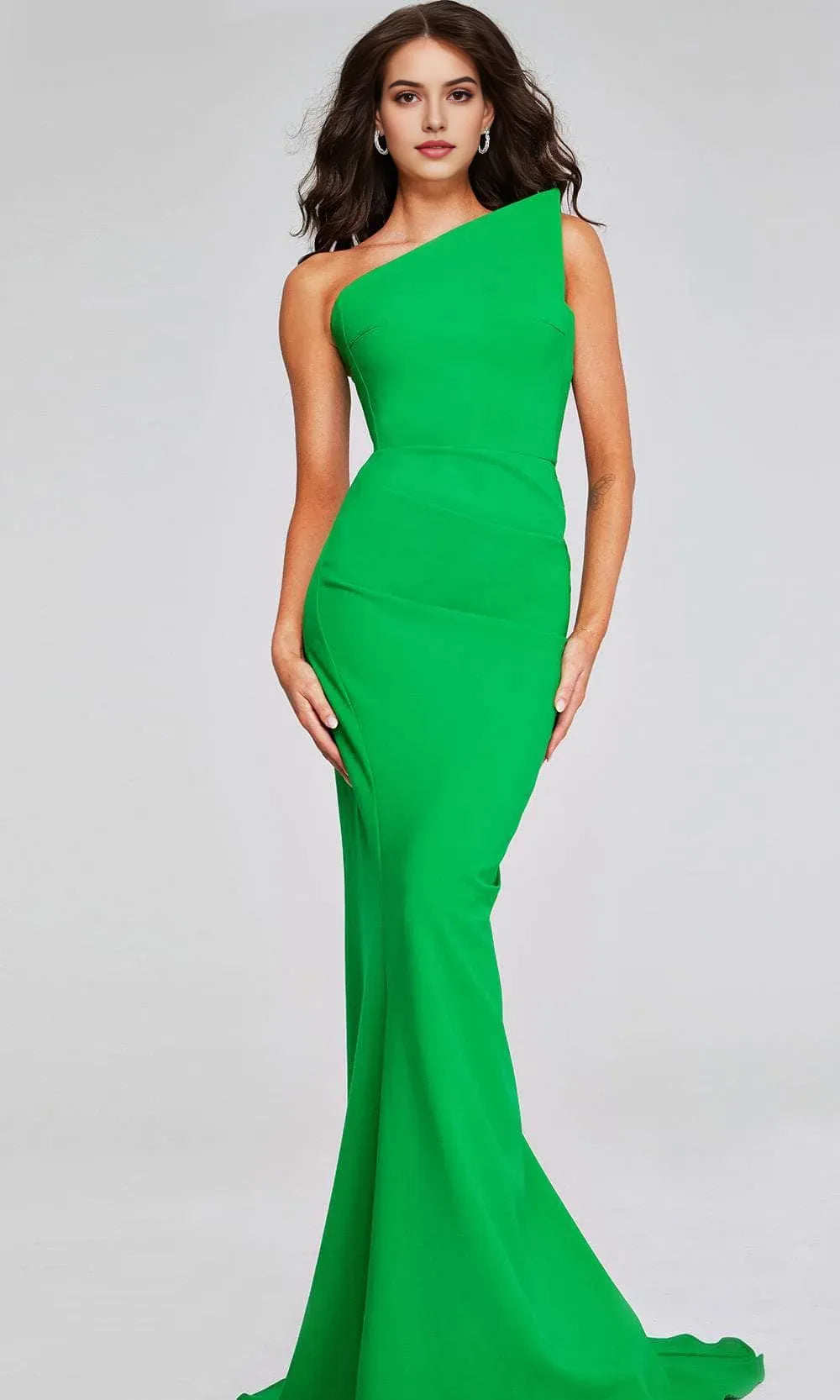 Green Striking Emerald One Shoulder Mermaid Evening Dresses with Sleek Silhouette A Showstopping Choice for Red Carpet Events Formal Galas and High End Soir¨¦es