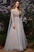 Wedding Dresses A Line Sweep Short Sleeves Jewel Neck Bridal Dresses