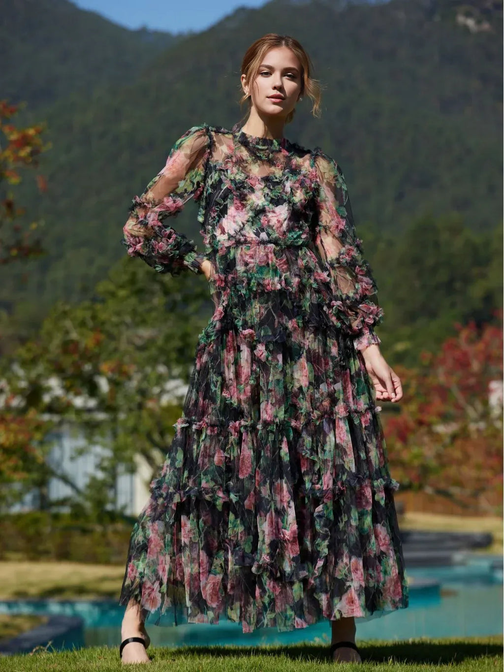 Stylish Refined Beautiful Timeless Elegant Red Tulle A-Line Sweetheart Floor-Length Prom Dress