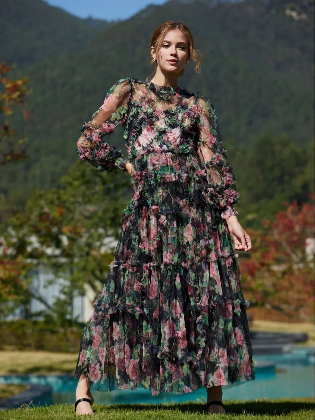 Stylish Refined Beautiful Timeless Elegant Red Tulle A-Line Sweetheart Floor-Length Prom Dress