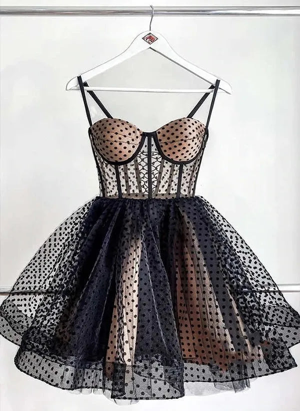 Sweetheart Sleeveless Short/Mini Homecoming Dresses with Lace-Up