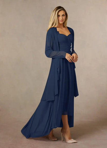 Special Occasion Sophisticated Elegant Lace Sheath Sweetheart Mother of the Bride Dress