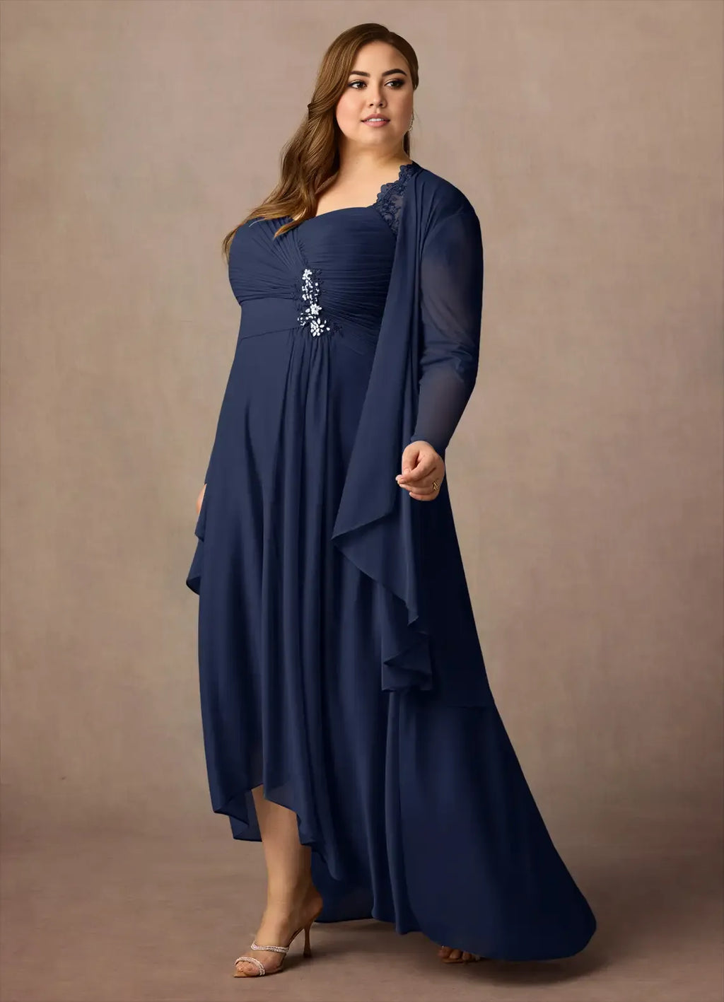 Beautiful Timeless Chic Elegant Lace Sheath Sweetheart Mother of the Bride Dress
