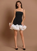Stylish Refined Beautiful Timeless Chic Elegant Black A-Line Sleeveless Mini Evening Dress
