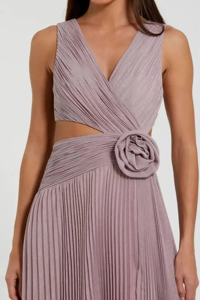 Beautiful Timeless Special Occasion Sophisticated Elegant Lilac A-Line Sleeveless Floor-Length Prom Dress