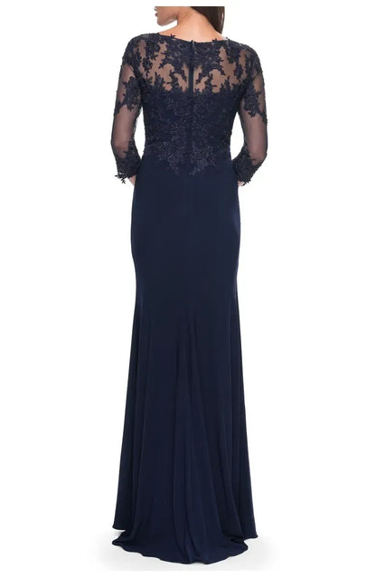 Special Occasion Elegant Emerald Green Chiffon V-Neck Floor-Length Mother of the Bride Dress