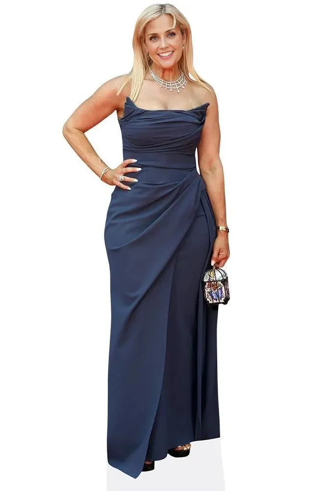 Graceful Stylish Refined Elegant Navy Blue Mermaid Strapless Sleeveless Floor-Length Prom Dress