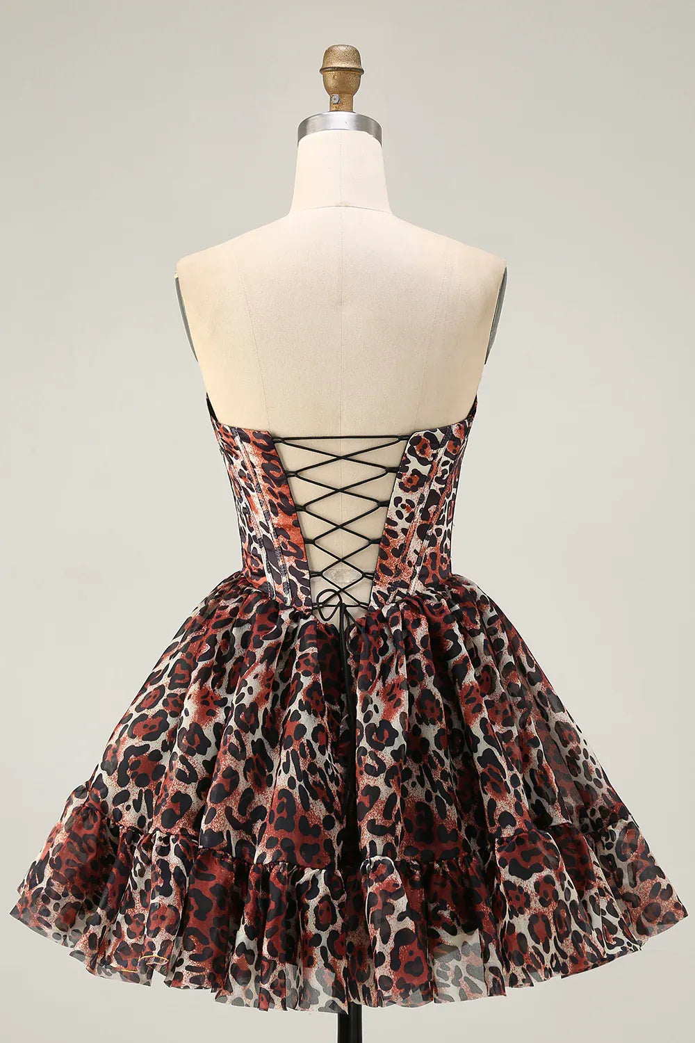 Stylish Refined Beautiful Timeless Elegant Red Lace A-Line Sleeveless Mini Homecoming Dress