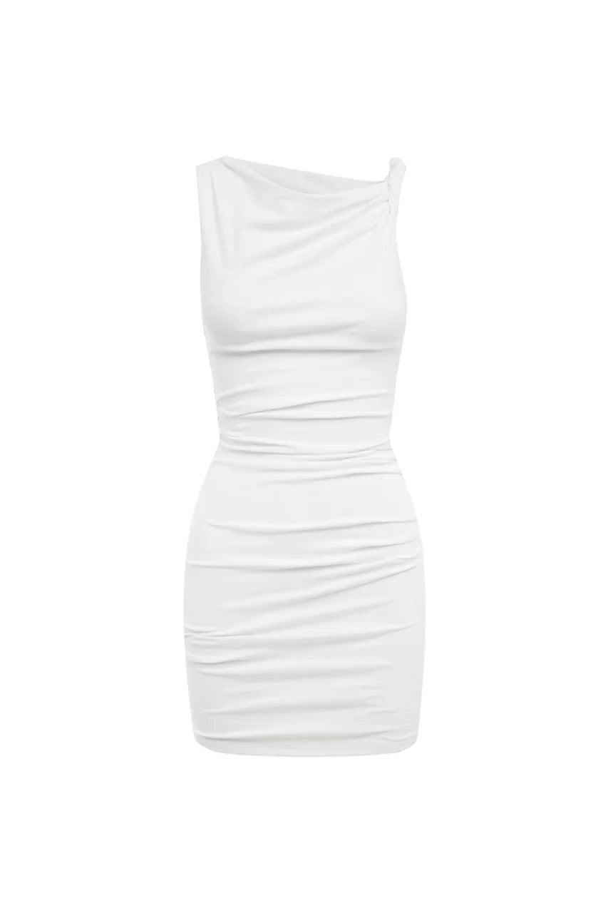 Stylish Refined Beautiful Elegant Royal Blue Sheath Asymmetric Sleeveless Mini Homecoming Dress