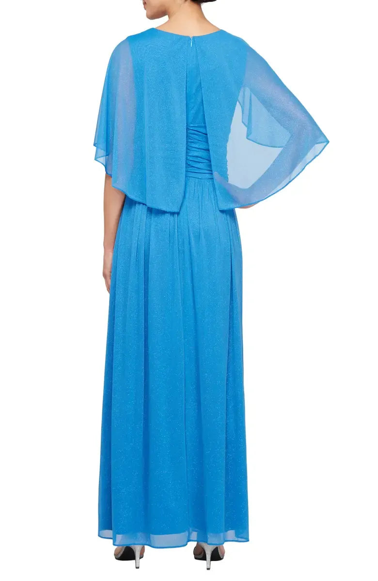 Sophisticated Graceful Stylish Refined Beautiful Timeless Elegant Chiffon A-Line Floor-Length Prom Dress