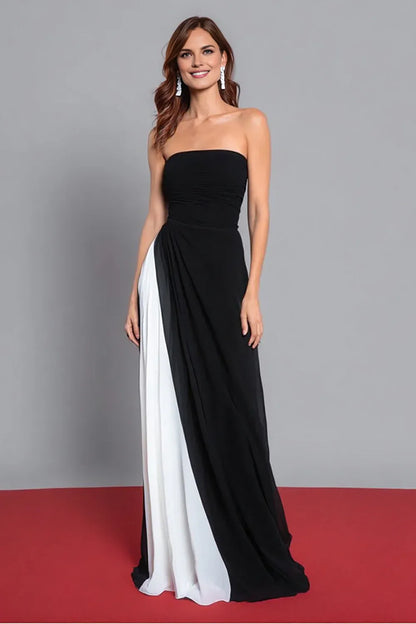 Beautiful Timeless Special Occasion Elegant Silver Lace Sheath Strapless Sleeveless Prom Dress