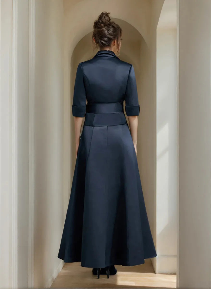 V-Neck Ankle Length Elegant Mother of the Bride Dresses