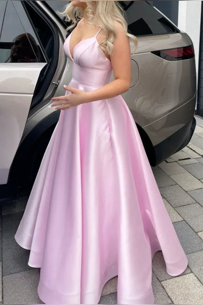 Elegant Red A-Line V-Neck Sleeveless Classic-Back Mini-Length Prom Dress