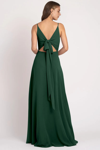 Stylish Refined Beautiful Timeless Special Occasion Elegant Chiffon A-Line Sleeveless Bridesmaid Dress