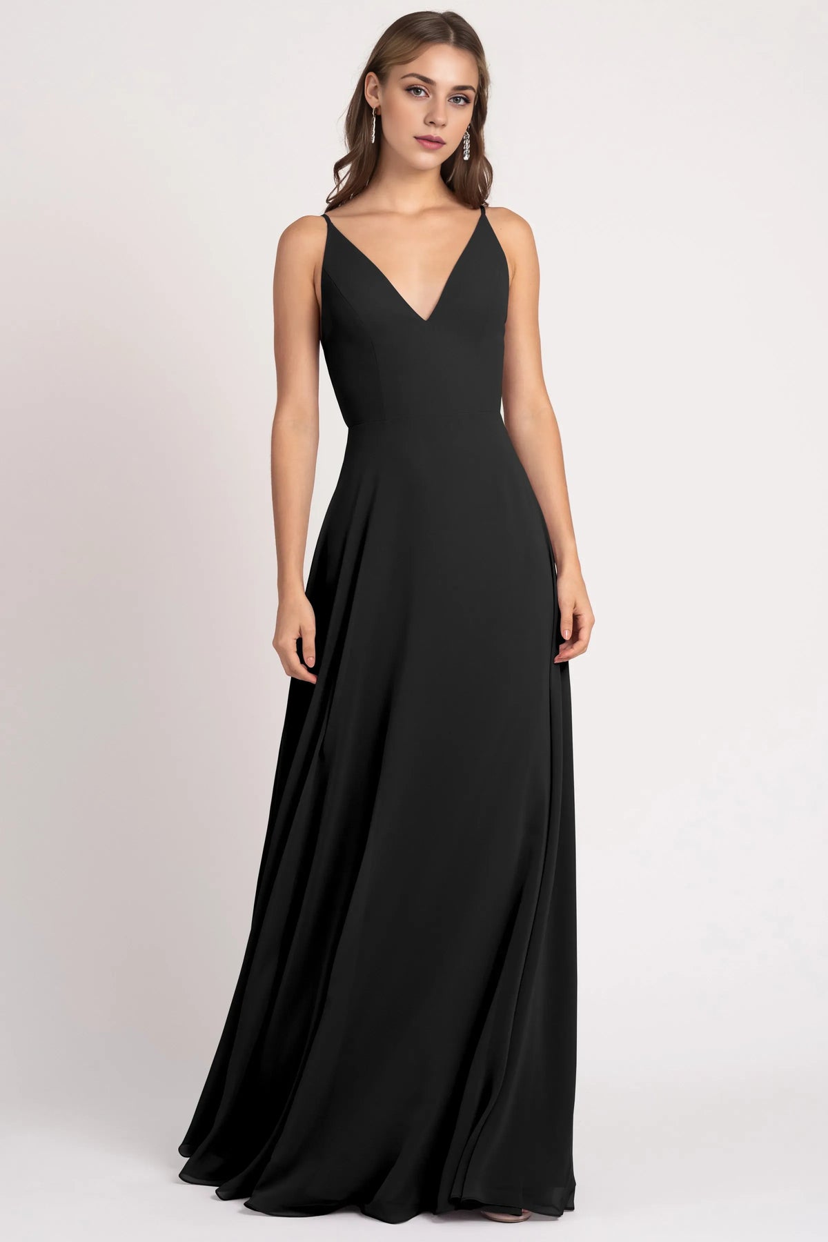Stylish Refined Beautiful Timeless Special Occasion Elegant Chiffon A-Line Sleeveless Bridesmaid Dress