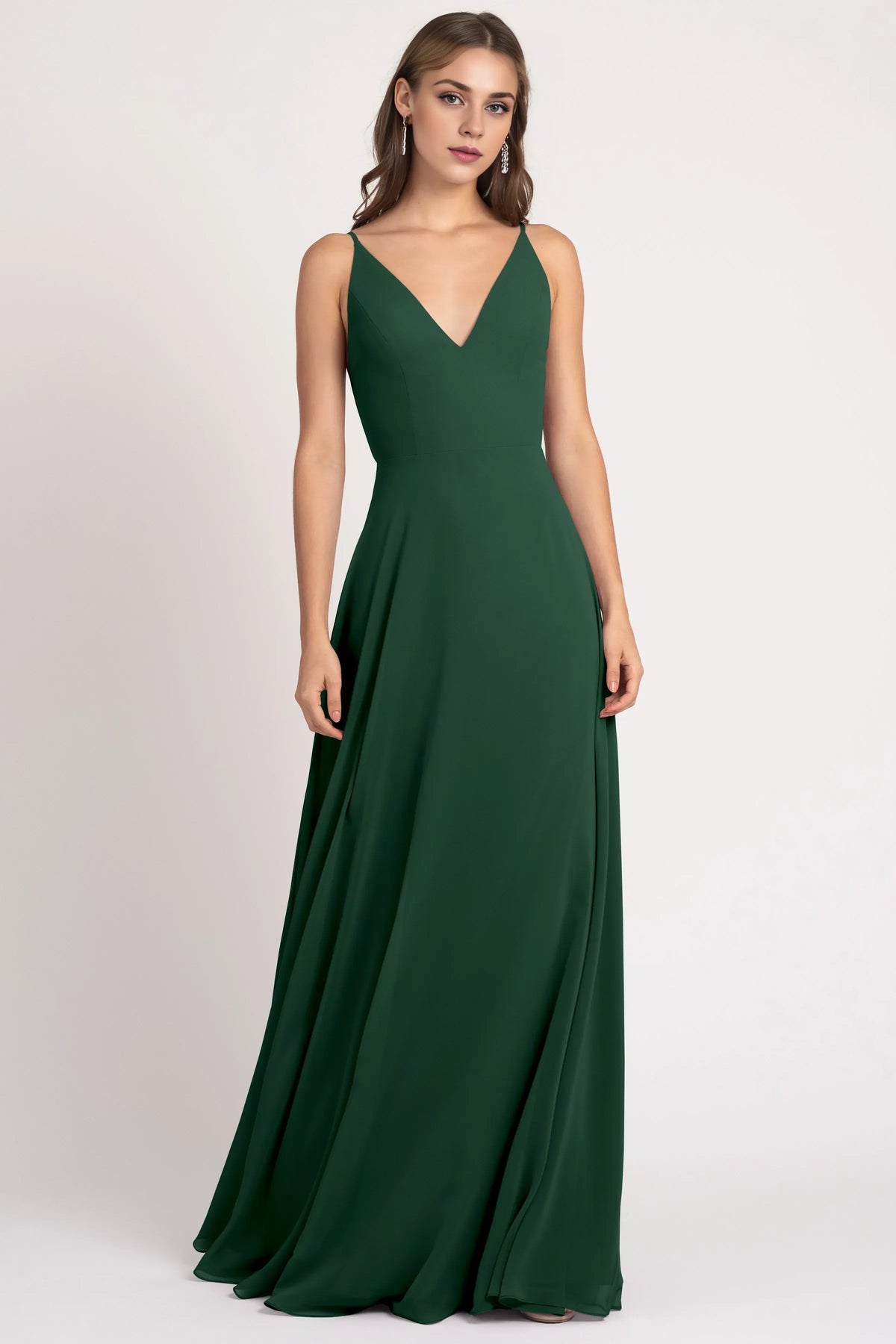 Stylish Refined Beautiful Timeless Special Occasion Elegant Chiffon A-Line Sleeveless Bridesmaid Dress
