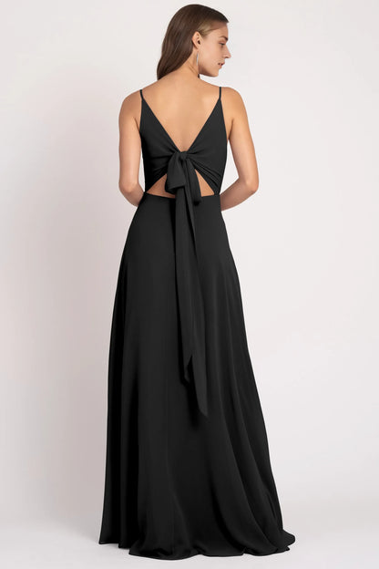 Stylish Refined Beautiful Timeless Special Occasion Elegant Chiffon A-Line Sleeveless Bridesmaid Dress