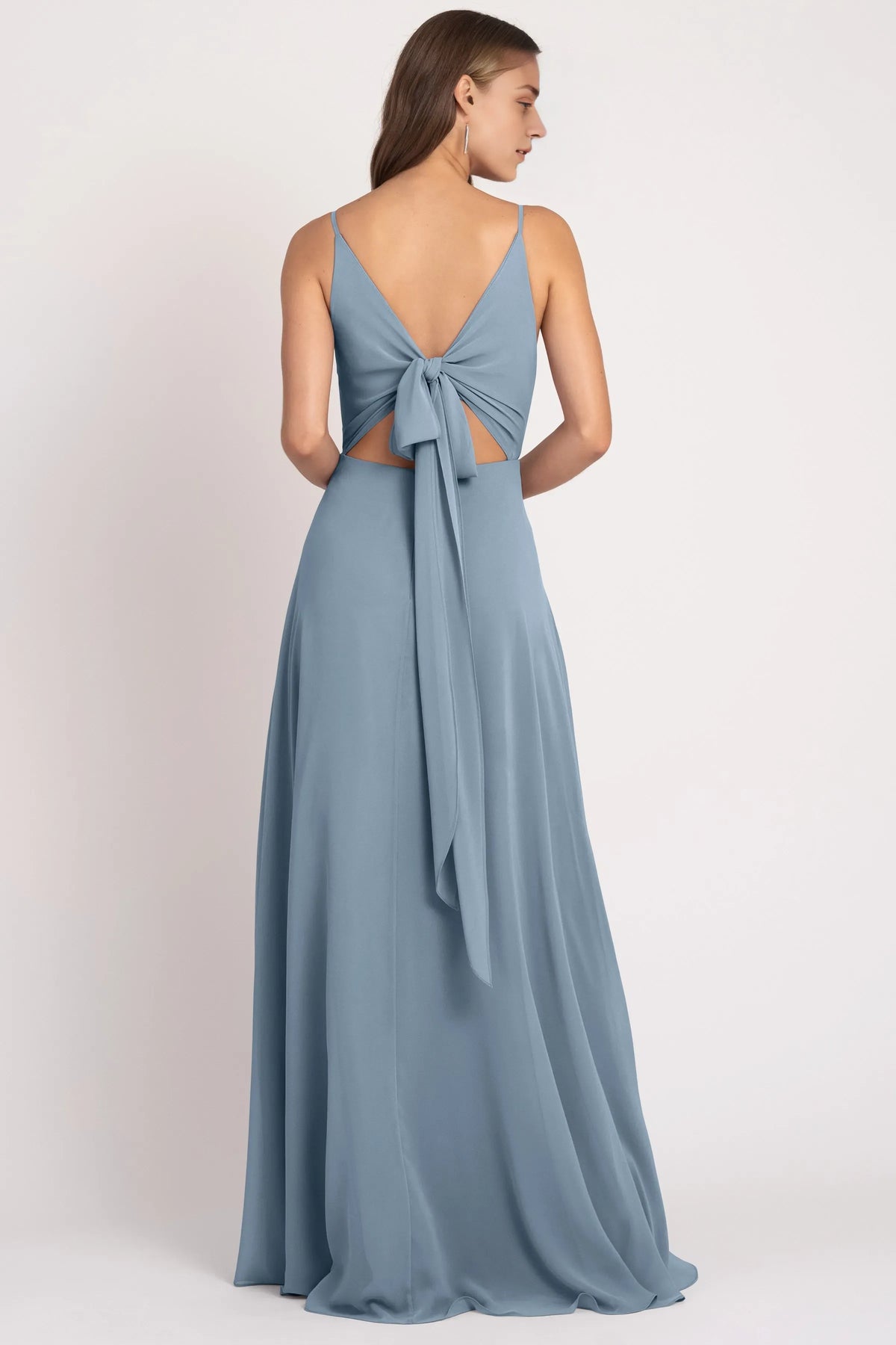 Stylish Refined Beautiful Timeless Special Occasion Elegant Chiffon A-Line Sleeveless Bridesmaid Dress