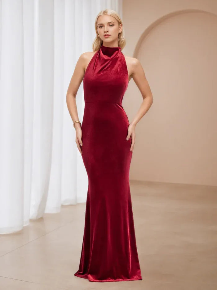 Cold Shoulder Trumpet/Mermaid Prom Dresses