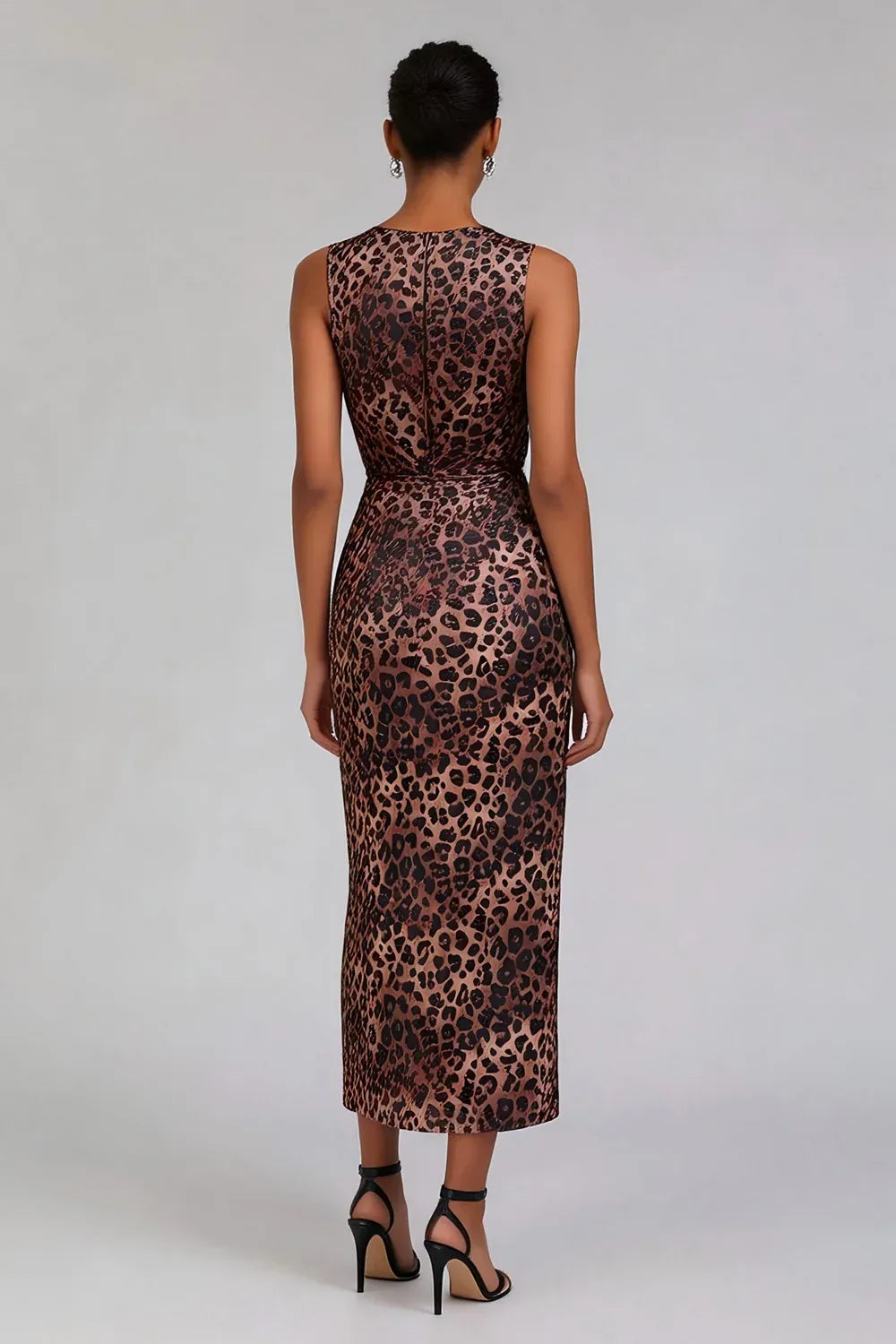 Beautiful Timeless Special Occasion Sophisticated Graceful Elegant Satin Sheath Sleeveless Prom Dress