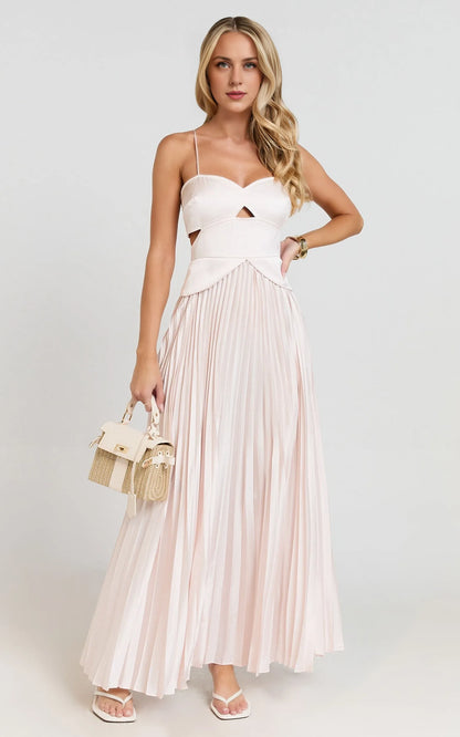 Stylish Refined Beautiful Timeless Elegant Lace A-Line Sweetheart Spaghetti Strap Evening Dress
