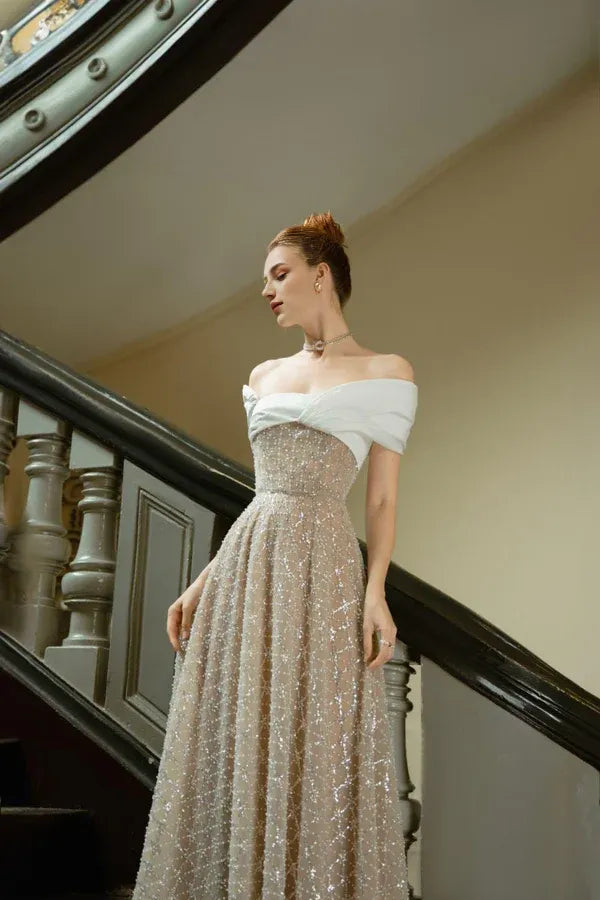 Special Occasion Sophisticated Graceful Stylish Elegant Tulle A-Line Asymmetric Sleeveless Prom Dress