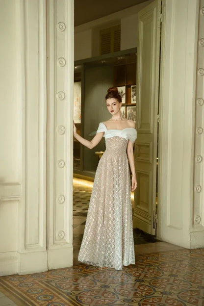 Special Occasion Sophisticated Graceful Stylish Elegant Tulle A-Line Asymmetric Sleeveless Prom Dress