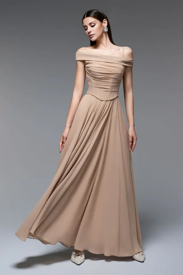 Refined Beautiful Timeless Special Occasion Sophisticated Graceful Elegant A-Line Sleeveless Prom Dress