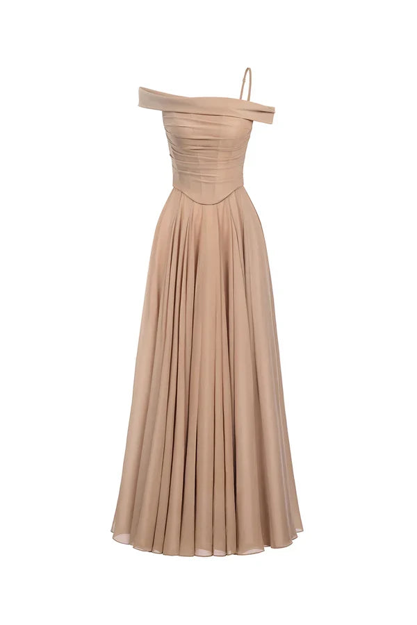 Refined Beautiful Timeless Special Occasion Sophisticated Graceful Elegant A-Line Sleeveless Prom Dress