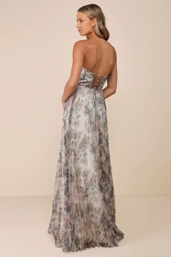 Special Occasion Sophisticated Graceful Stylish Refined Elegant Ivory A-Line Sweetheart Sleeveless Prom Dress