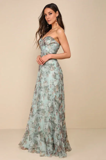 Special Occasion Sophisticated Graceful Stylish Refined Elegant Ivory A-Line Sweetheart Sleeveless Prom Dress