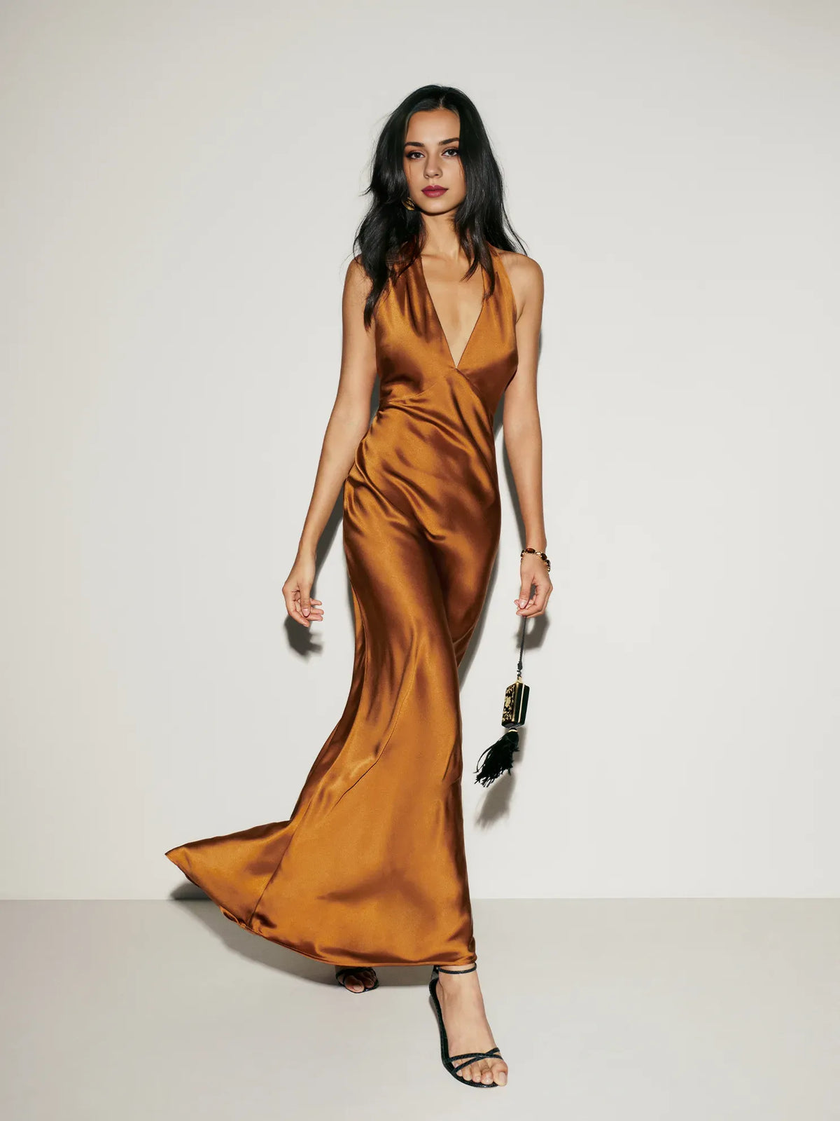 Beautiful Timeless Special Occasion Sophisticated Graceful Stylish Elegant Halter Sleeveless Prom Dress