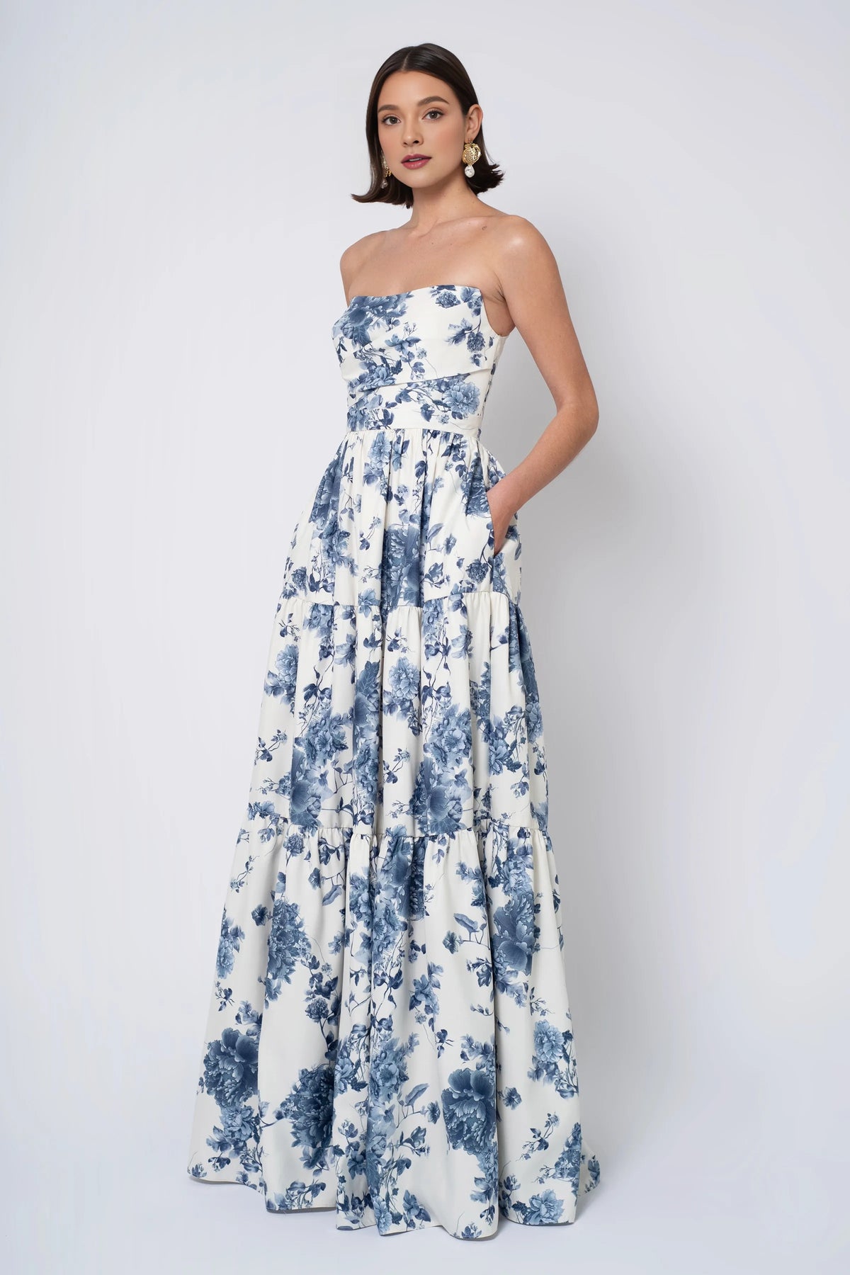 Beautiful Timeless Special Occasion Elegant A-Line Strapless Spaghetti Strap Floor-Length Bridesmaid Dress
