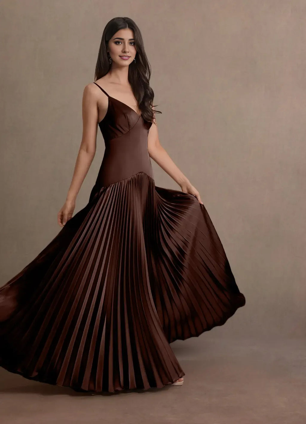 Special Occasion Sophisticated Graceful Stylish Elegant Blue Satin A-Line Sleeveless Prom Dress