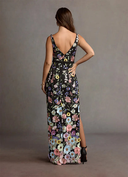 Timeless Special Occasion Sophisticated Graceful Stylish Elegant Black Mermaid Sleeveless Prom Dress