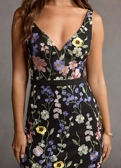 Timeless Special Occasion Sophisticated Graceful Stylish Elegant Black Mermaid Sleeveless Prom Dress